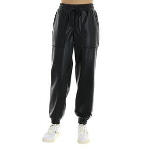 PANTALONE ECOPELLE NERO